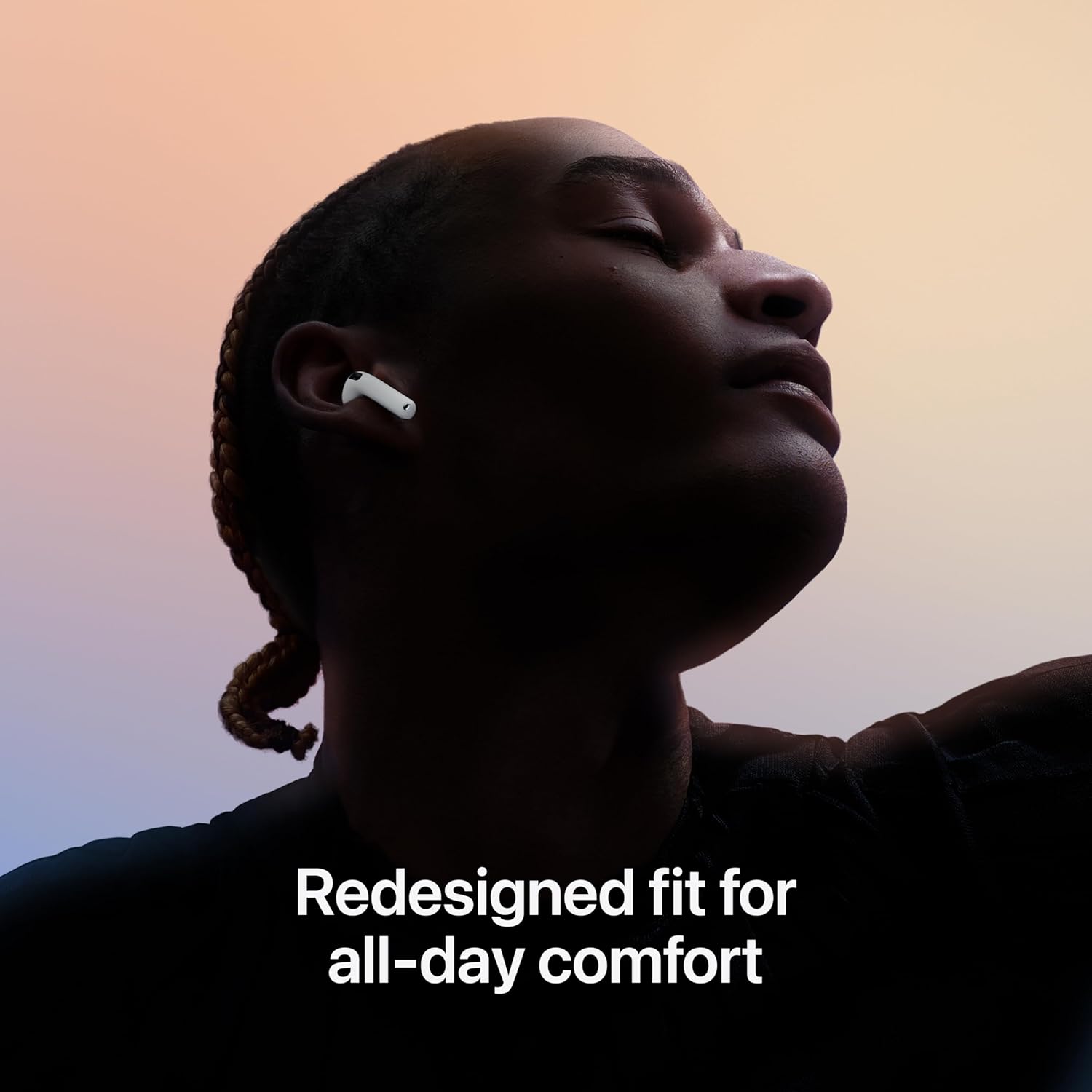 AirPods 4 with MagSafe Charging Case (USB-C) Bluetooth (White, 2X Active Noise ,True Wireless) With One Year Warranty