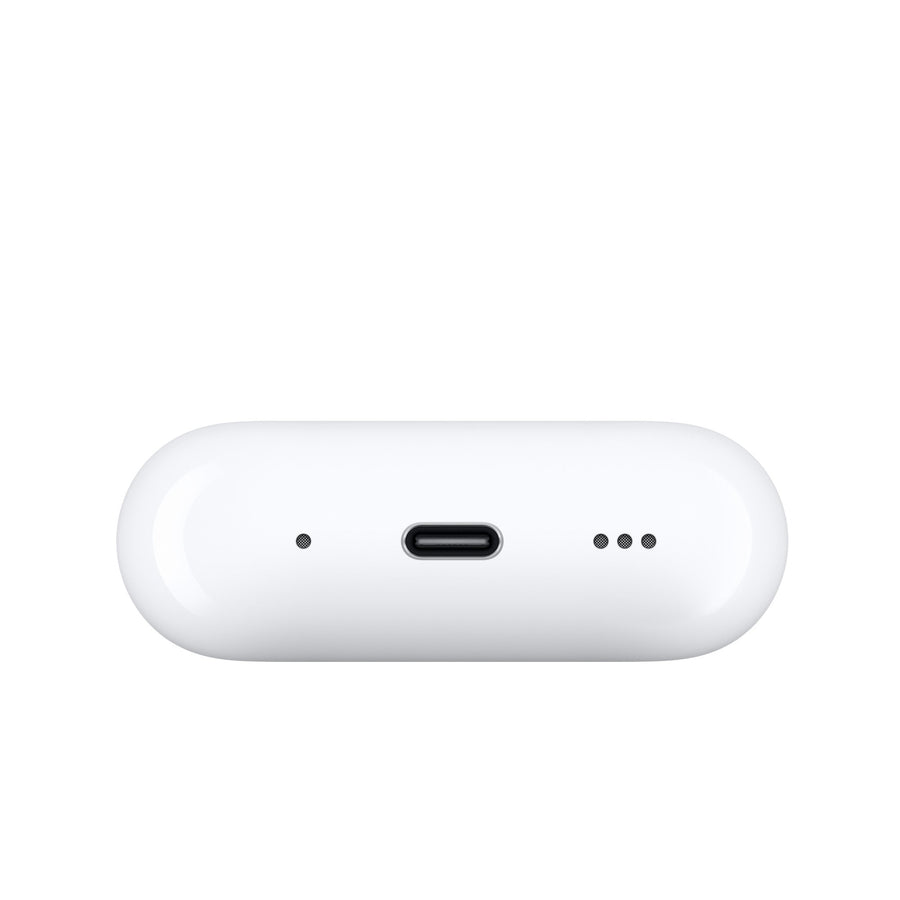 AirPods Pro 2 earbuds and case detail for battery drain guide