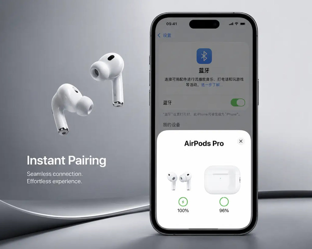 AuraFlow Pro wireless earbuds IPX4 waterproof design