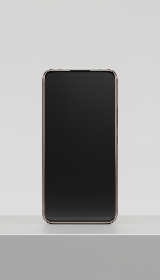 Flagship smartphone with glass back
