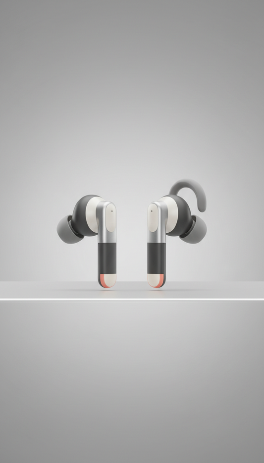 Wireless earbuds with noise isolation