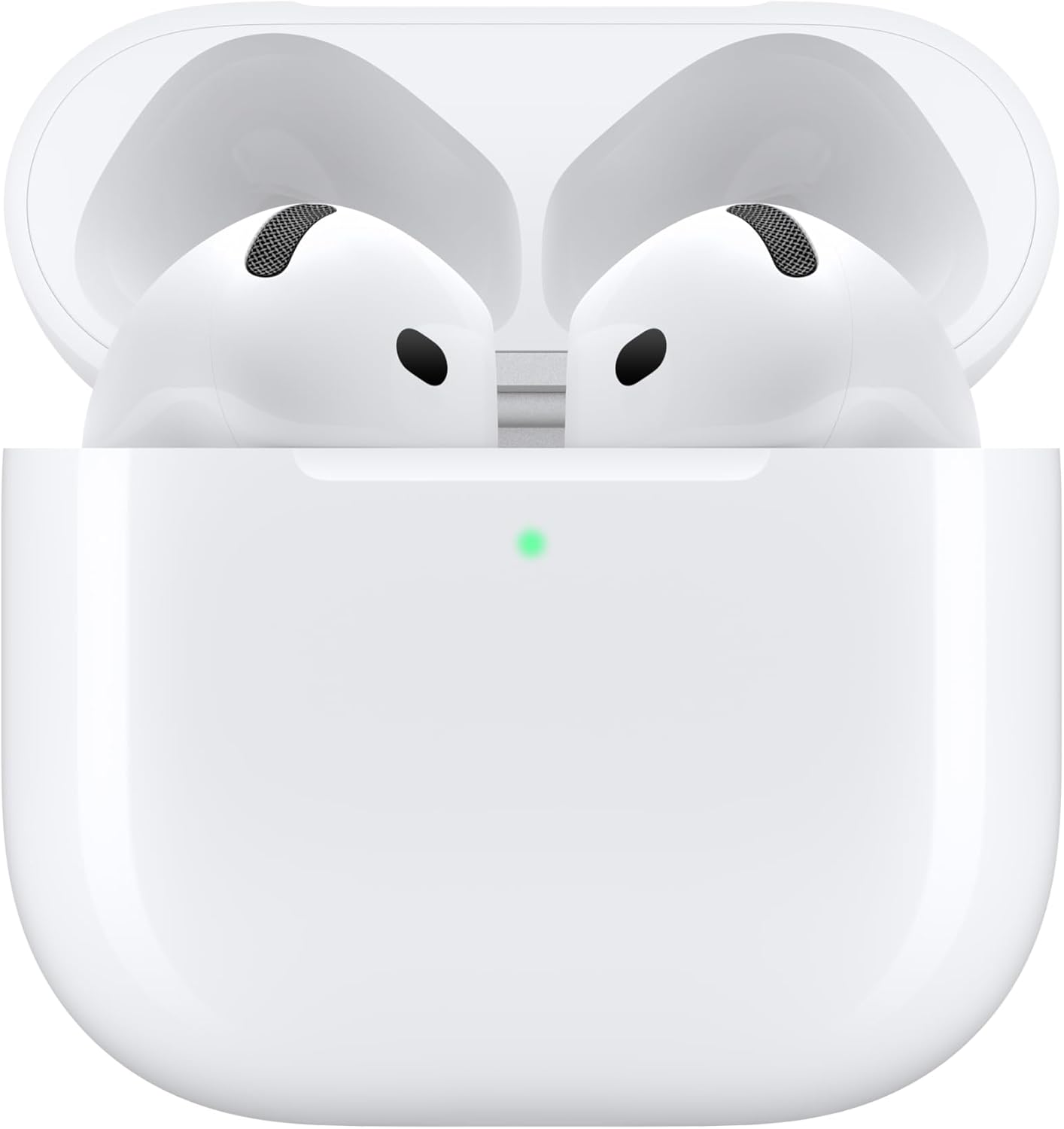 AirPods 4 with MagSafe Charging Case (USB-C) Bluetooth (White, 2X Active Noise ,True Wireless) With One Year Warranty