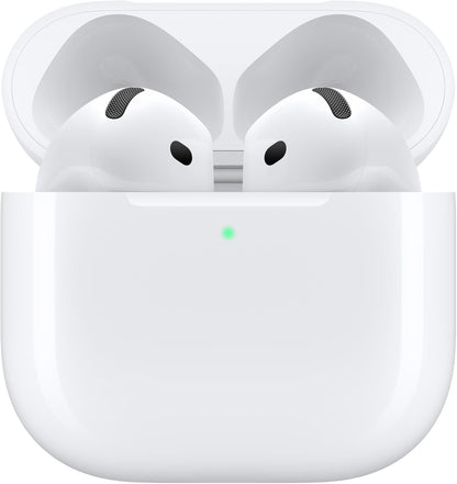 AirPods 4 with MagSafe Charging Case (USB-C) Bluetooth (White, 2X Active Noise ,True Wireless) With One Year Warranty
