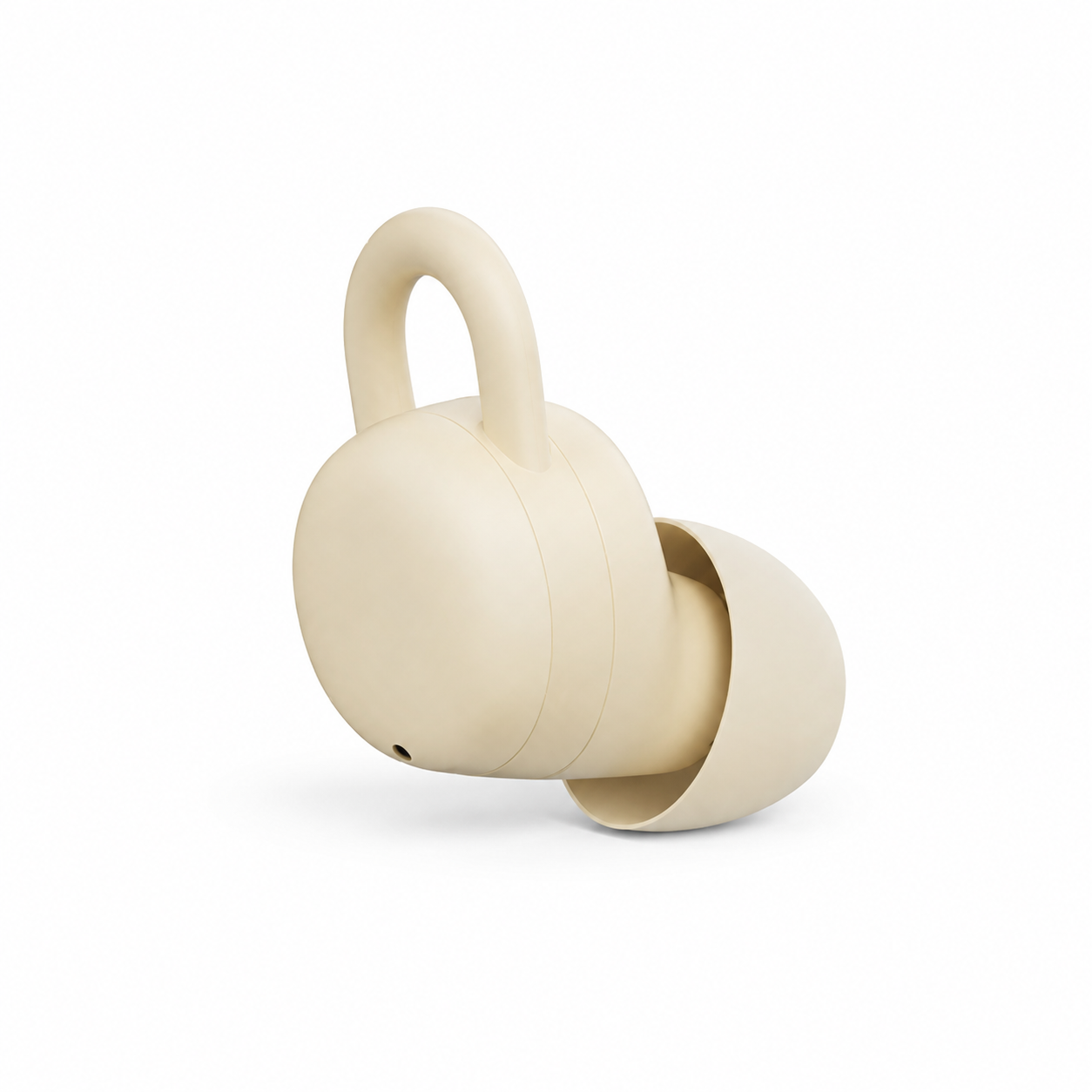 Mini Bluetooth 5.3 Sleep Earbuds with Charging Case – Beige