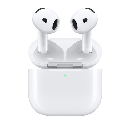 AirPods 4 with MagSafe Charging Case (USB-C) Bluetooth (White, 2X Active Noise ,True Wireless) With One Year Warranty