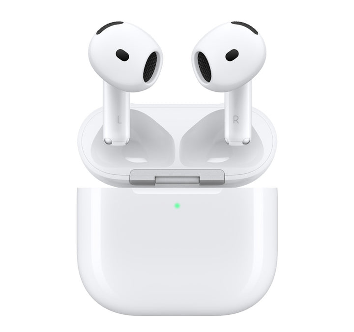 AirPods 4 with MagSafe Charging Case (USB-C) Bluetooth (White, 2X Active Noise ,True Wireless) With One Year Warranty