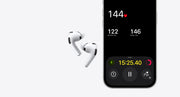 AirPods Pro 3 With MagSafe Charging Case (USB-C) with speaker  (White, Active Noise Cancellation，High-Fidelity Sound) With One Year Warranty
