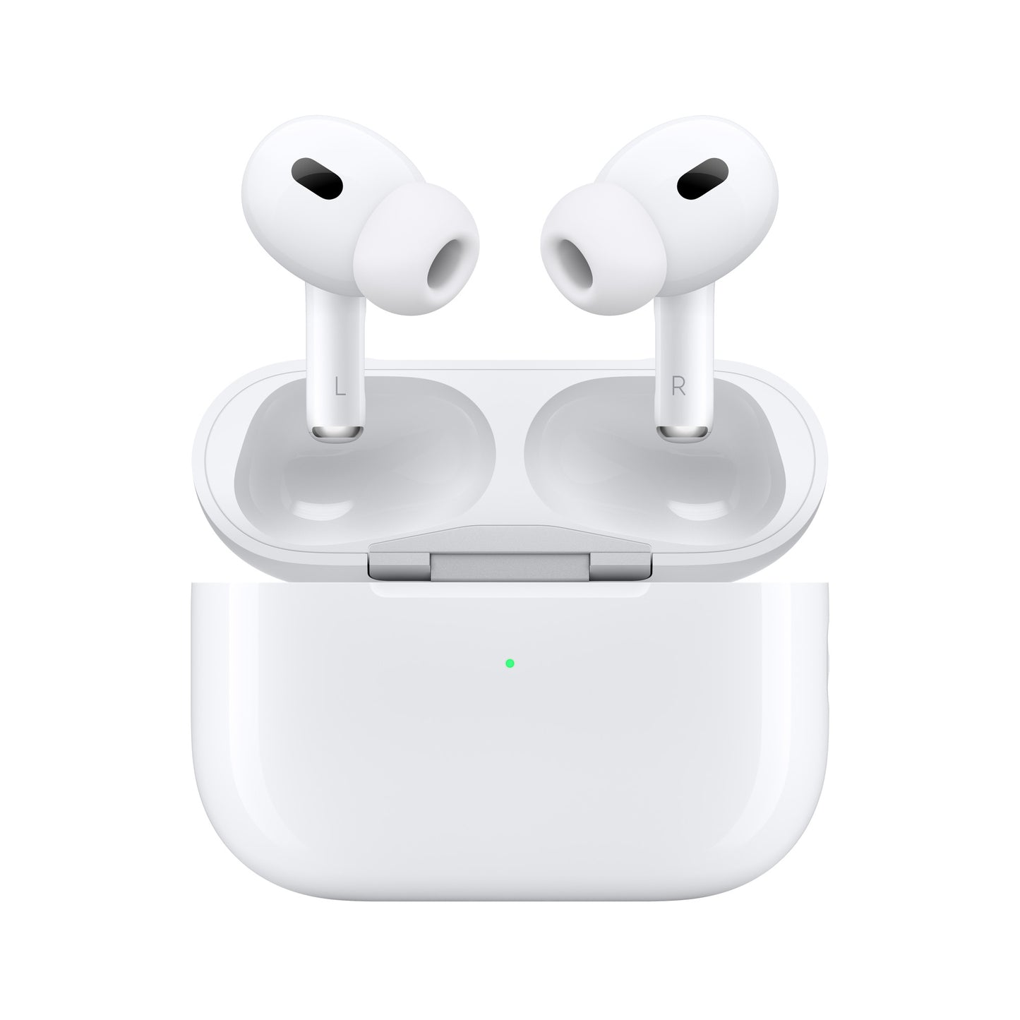 AirPods Pro (2nd generation) with MagSafe Charging (USB-C) Bluetooth (White, 2X Active Noise ) With One Year Warranty