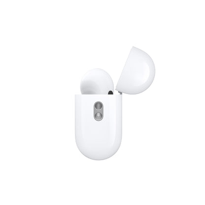 AirPods Pro (2nd generation) with MagSafe Charging (USB-C) Bluetooth (White, 2X Active Noise ) With One Year Warranty